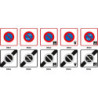 panneaux routiers Type B - Zone de stationnement