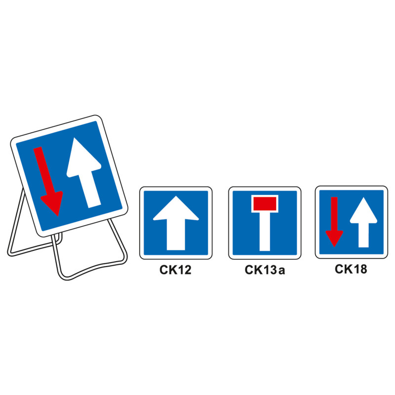 panneaux de chantier Type CK - Indication temporaire