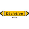 panneau de chantier Type KD22 - Déviation
