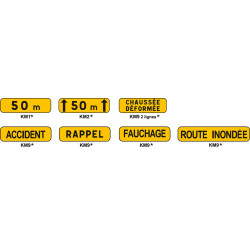 panonceaux de chantier Type KM