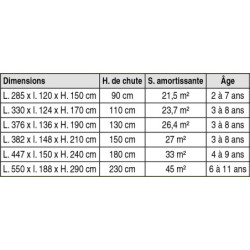 toboggan aire de jeux Classic 2 à 11 ans
