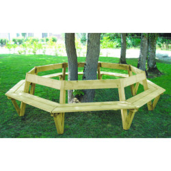 banc banquette tour d'arbre...
