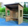 abri bus en bois Forestier L. 200 ou 300 cm