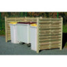 cache conteneurs et poubelles Kerlouan