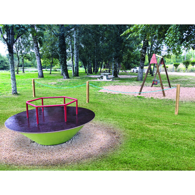 barrière de délimitation aire de jeux