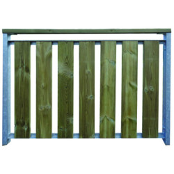 Version acier galva/bois
