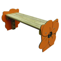 banquette aire de jeux Fleur