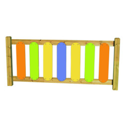 Barrière multicolore