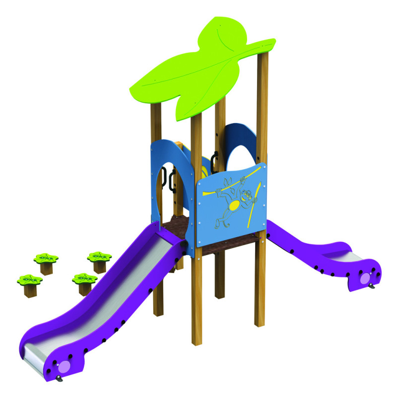 tour de jeux Parc Forêt 1 à 6 ans