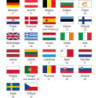 drapeau France, Europe et Union Européenne
