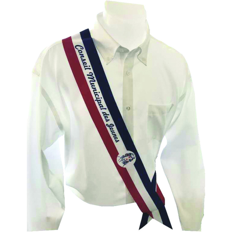 écharpe tricolore Conseil Jeunes