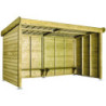 abri bus bois Le Havre L. 200, 380 ou 570 cm