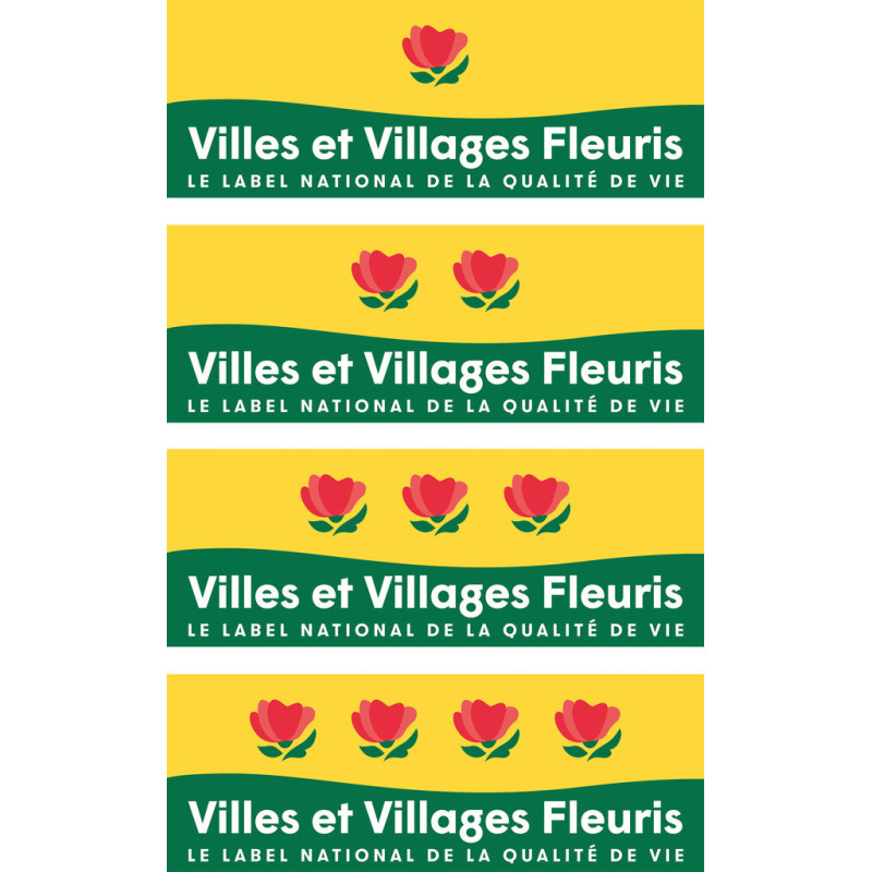 panneau "Ville fleurie" ou " Village fleuri"