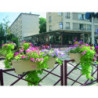 balconnière sur rambarde polyéthylène