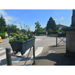fixations pour balconnière de rambarde