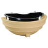 jardinière demi-vasque