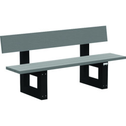 banc urbain recyclé Impakt