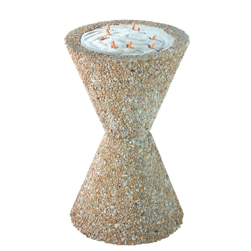 cendrier béton sablier Aigrette