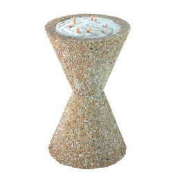 coupelle acier pour cendrier béton Aigrette