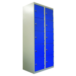 Vestiaire 2 colonnes de 5 cases