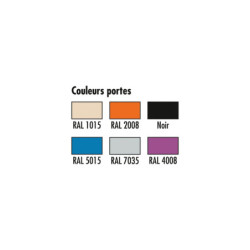 casier vestiaire métallique