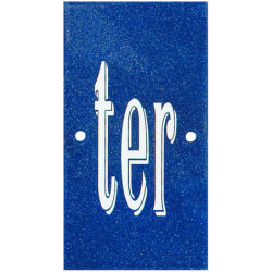 Plaque “ter”