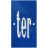 Plaque “ter”