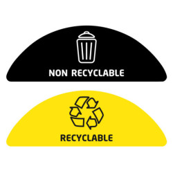 stickers pour corbeille...