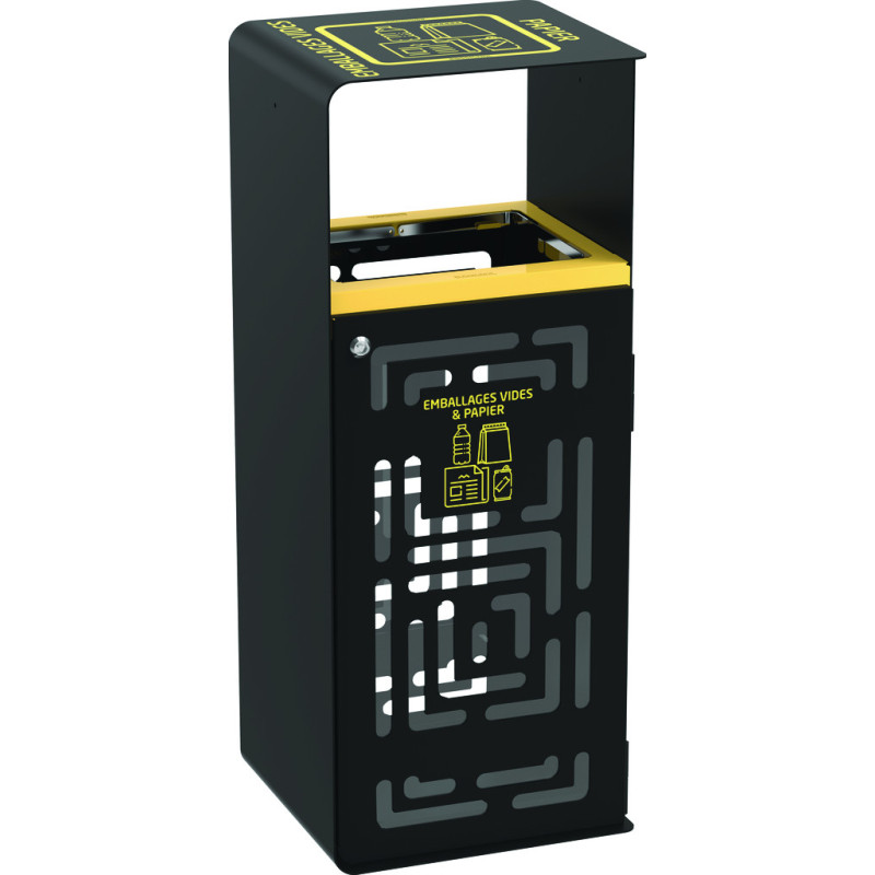 corbeille extérieure acier Artri