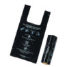 rouleaux de sacs gants canin noirs