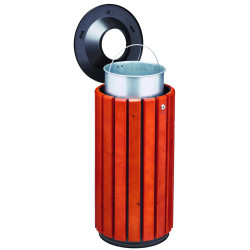 seau acier pour corbeille Zeno Access