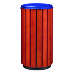 corbeille urbaine bois Zéno Protec