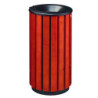 corbeille de rue en bois Zeno Access