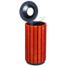 corbeille de rue en bois Zeno Access