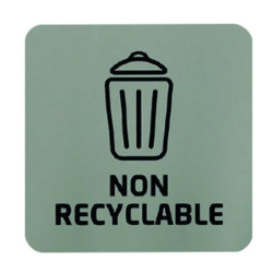 poubelle de ville lames recyclées