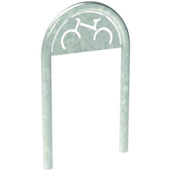 Support avec signalétique Ø 60 mm galvanisé