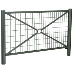Grillagée, pommeau Inox brossé