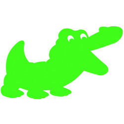 Figurine croco RAL 6018