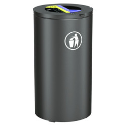 corbeille acier 2 flux Olbia