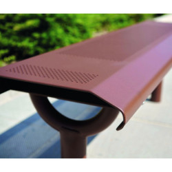banc de jardin acier Oslo