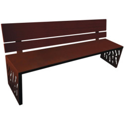banc métallique extérieur...