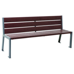 banc extérieur recyclé Silaos