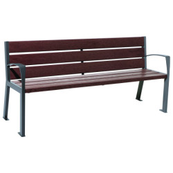 banc extérieur recyclé Silaos