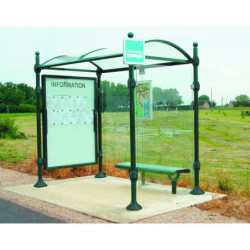 abri bus Tarn L. 250 ou 500 cm
