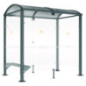 abri fumeur extérieur Oléron L. 250 ou 500 cm