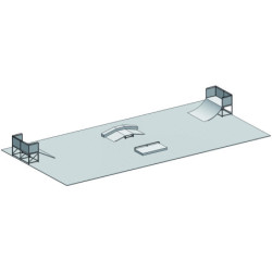 Exemple deconfiguration pourune plateformeenrobé de 25 x 12 m