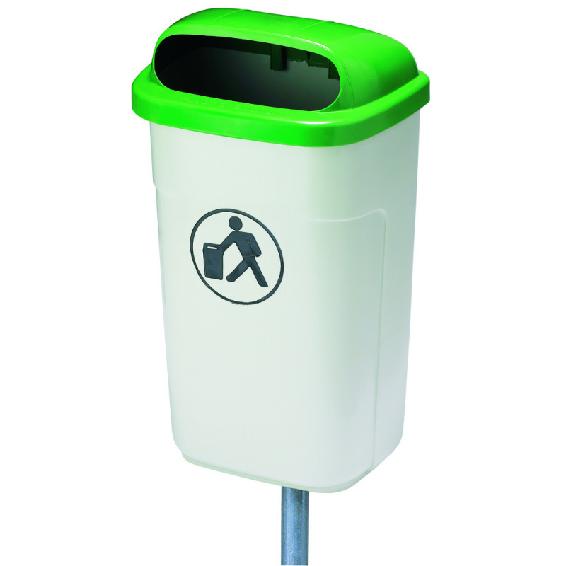 corbeille extérieure plastique Papier