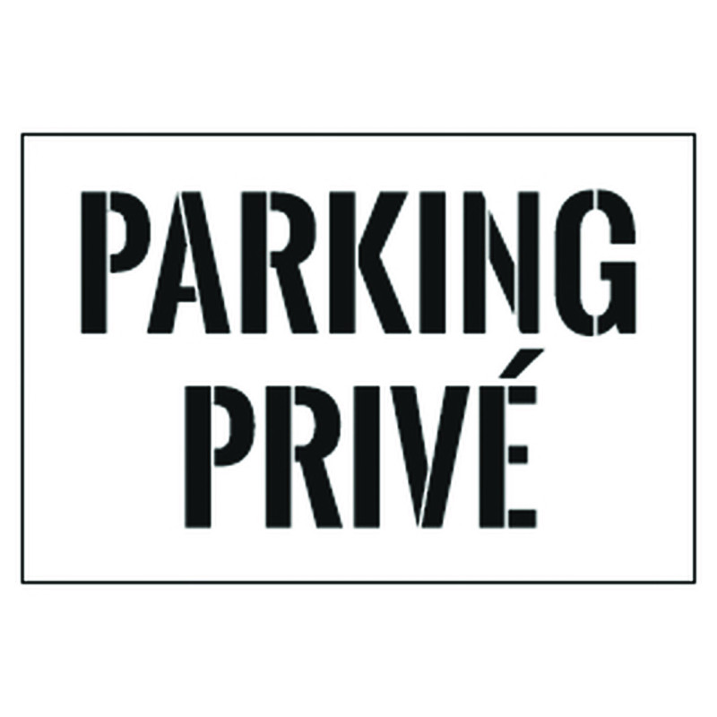 pochoirs de marquage PVC