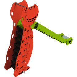 toboggan acier Dino 1 à 12 ans