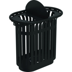 corbeille métal Orchidée tri sélectif